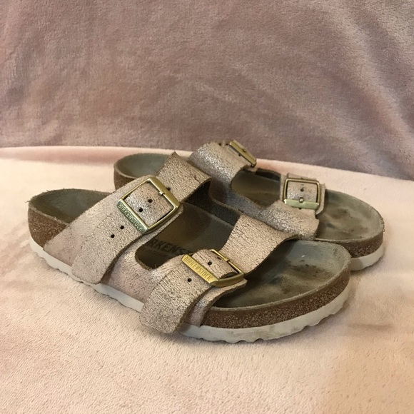 rose gold birkenstocks arizona